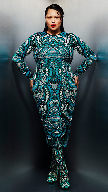 Marina Rinaldi Capsule Katrantzou 375x667 Marina Rinaldi